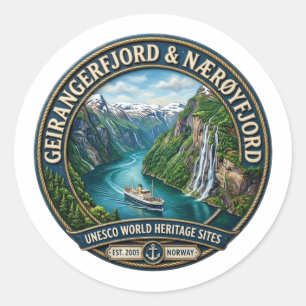 ADESIVO REDONDO NORUEGA