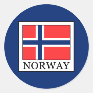 Adesivo Redondo Noruega
