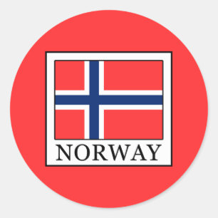 Adesivo Redondo Noruega