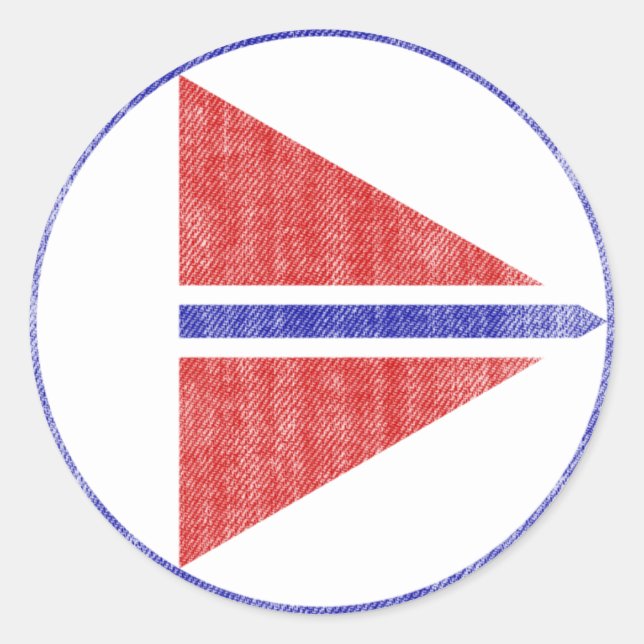 ADESIVO REDONDO NORUEGA (Frente)