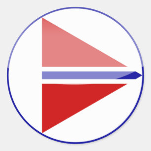 Adesivo Redondo Noruega