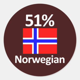 Adesivo Redondo Norueguês de 51%