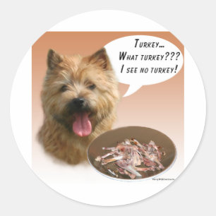 Adesivo Redondo Norwich Terrier Turquia