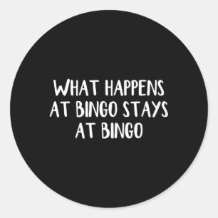 Adesivo Redondo Nós Acontece No Bingo Ficamos No Bingo