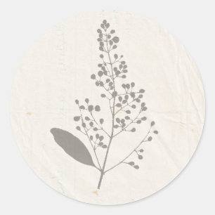 Adesivo Redondo NÓS Aperfeiçoamos Flores Shabby Garden Chic Progra