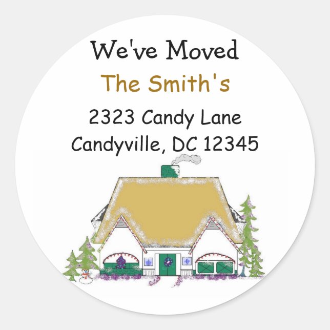 Adesivo Redondo Nós nos movemos (Frente)