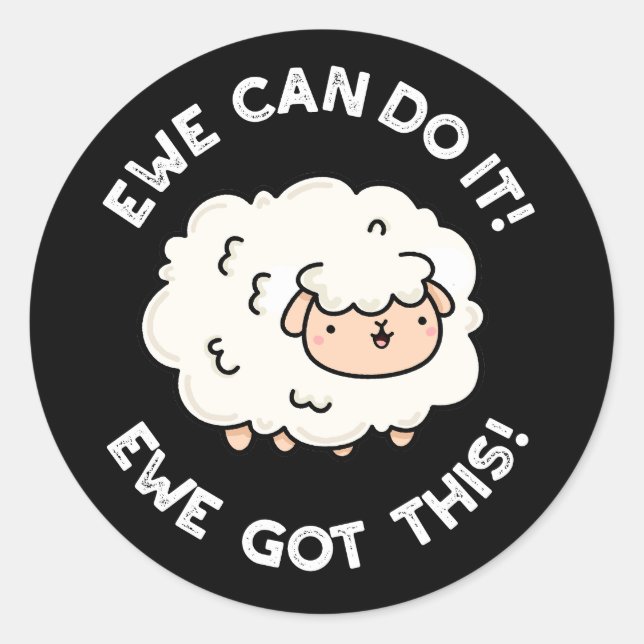 Adesivo Redondo Nós Podemos Fazer Isso E Temos Essa Engraçada Ovel (Frente)