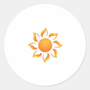 Adesivo Redondo Nós preenchemos os dias com luz solar