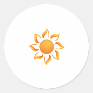 Adesivo Redondo Nós preenchemos os dias com luz solar