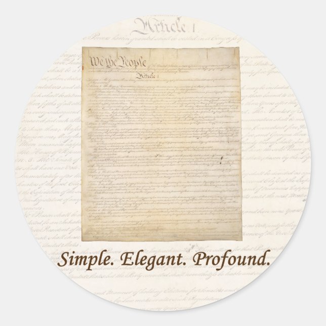 Adesivo Redondo Nós somos o Pessoas - Sticker nº 1 (Frente)