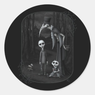 Adesivo Redondo Nós todos caímos para baixo