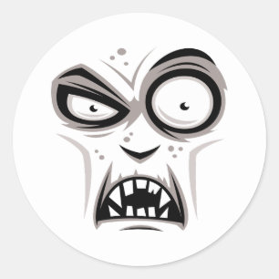 Adesivo Redondo Nosferatu Vampire Face