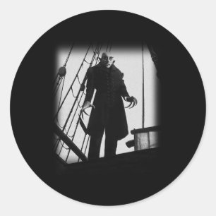 Adesivo Redondo Nosferatu Vampire Horror Dracula Vlad Tepes Poster