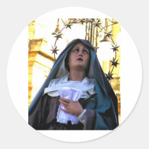 Adesivo Redondo Nossa senhora das amarguras