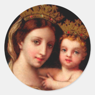 Adesivo Redondo Nossa Senhora de Confiança