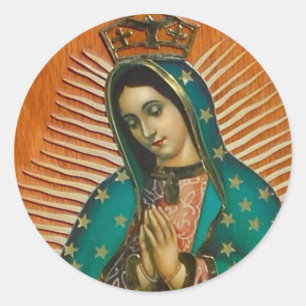 ADESIVO REDONDO NOSSA SENHORA DE GUADALUPE