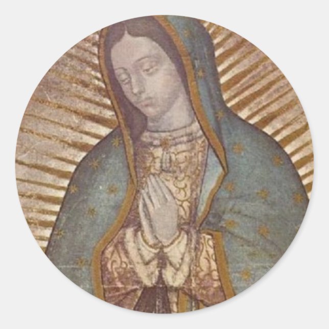 ADESIVO REDONDO NOSSA SENHORA DE GUADALUPE (Frente)