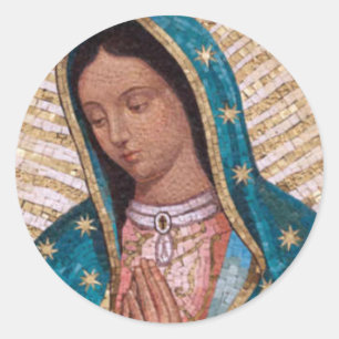 Adesivo Redondo Nossa Senhora de Guadalupe