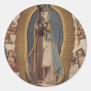 Adesivo Redondo Nossa Senhora de Guadalupe