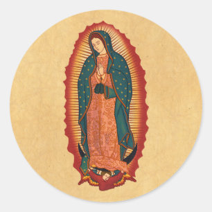 Adesivo Redondo Nossa senhora de Guadalupe