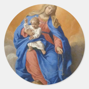 Adesivo Redondo Nossa Senhora do Rosário