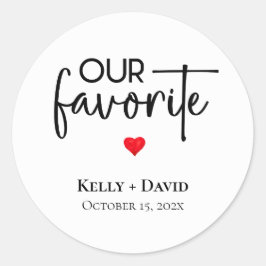 Adesivo Redondo Nosso Casamento Favorito Vestidos para Tratar Bols