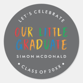 ADESIVO REDONDO NOSSO FORMANDO | RÓTULO DE FESTA DE FORMATURA