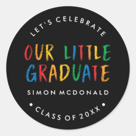 ADESIVO REDONDO NOSSO PEQUENO FORMANDO | FESTA DE FORMATURA