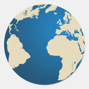 Adesivo Redondo Nosso planeta