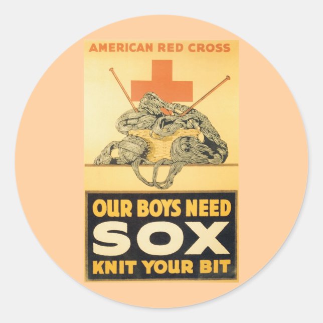 Adesivo Redondo Nossos Meninos Precisam De Sox (Frente)