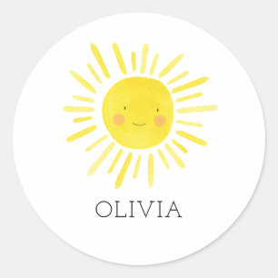 Adesivo Redondo Nossos Pequenos Favoritos De Festa de aniversário