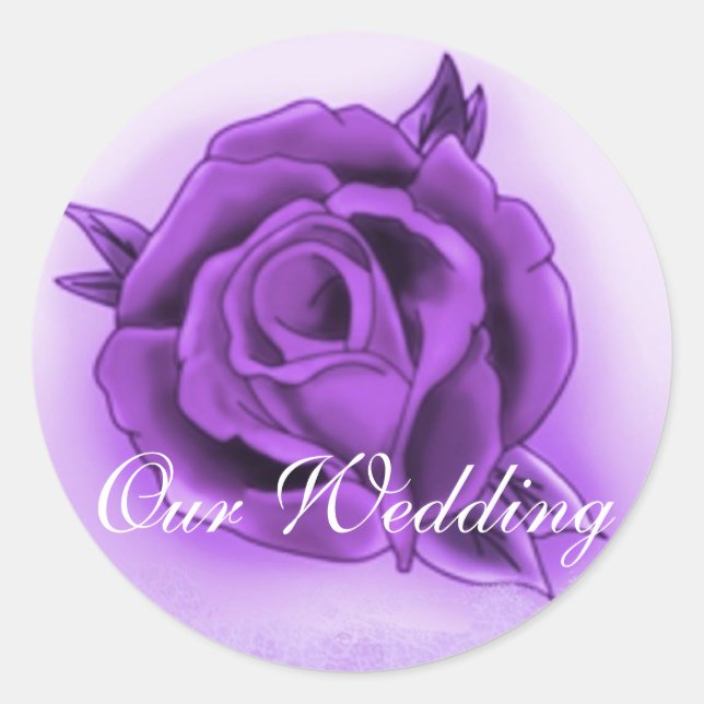 Adesivo Redondo Nossos Sticks de Casamento (Frente)
