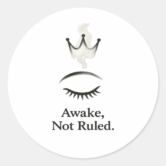 Adesivo Redondo Not Ruled Classic (Frente)