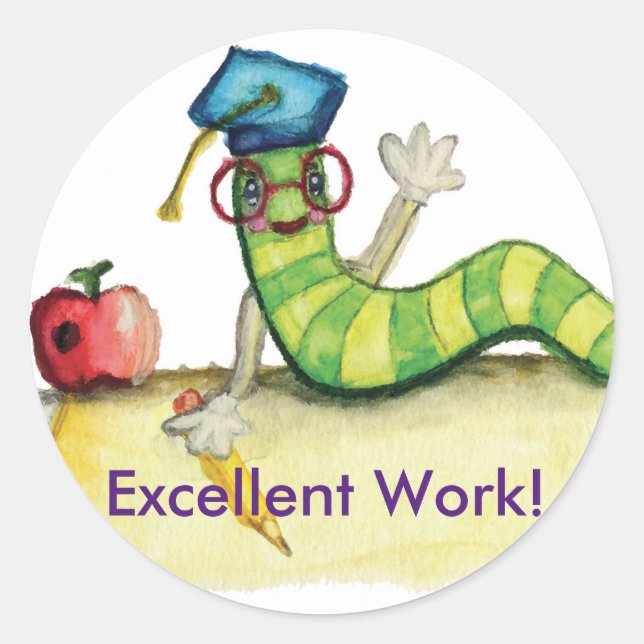 Adesivo Redondo Nota do Professor (Frente)