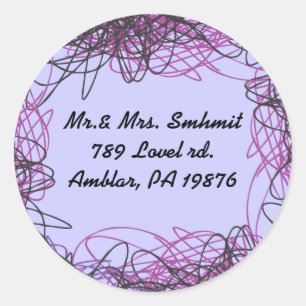 Adesivo Redondo NOTAS MUSICAIS LOUCAS Bar Mitzvah Sticker Seal