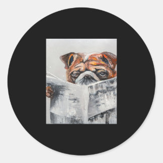 Adesivo Redondo Notícias do Bulldog