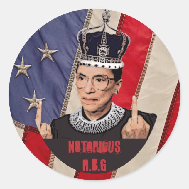 Adesivo Redondo Notório R.B.G. (Frente)