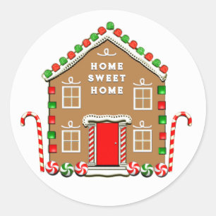 Adesivo Redondo Nova Casa de Natal