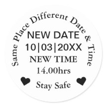 Nova data de casamento simples