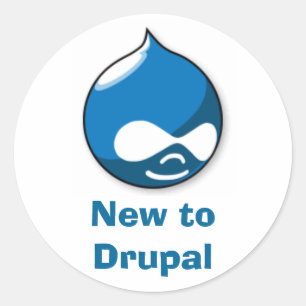 Adesivo Redondo Novo a Drupal