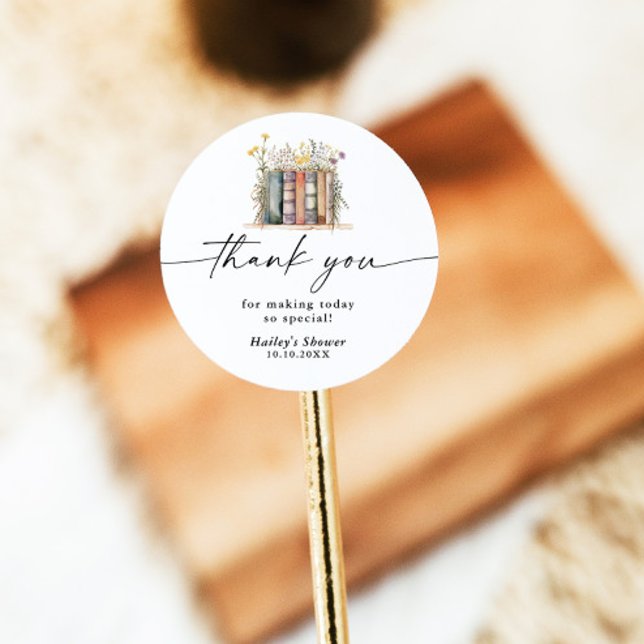 Adesivo Redondo Novo Capítulo Começa Chá de Noiva das Flores Silve (Criador carregado)