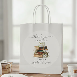 Adesivo Redondo Novo Capítulo Começa Livro Chuveiro de Noiva