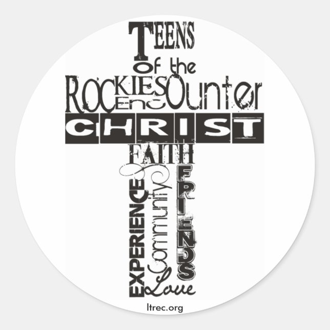 Adesivo Redondo Novo logotipo - simplificado (Frente)