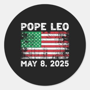 Adesivo Redondo Novo Papa Leo