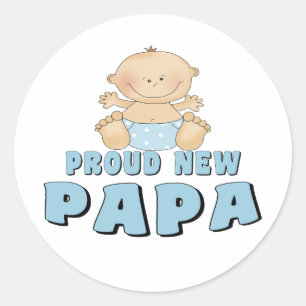 ADESIVO REDONDO NOVO PAPAI ORGULHOSO