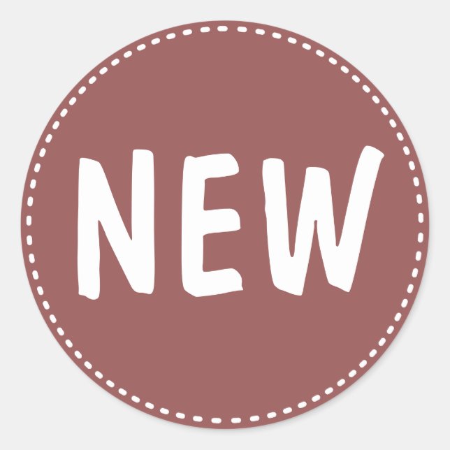 Adesivo Redondo Novo produto (Frente)