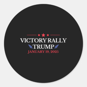 Adesivo Redondo NOVO! Trump Victory Rally Histórico