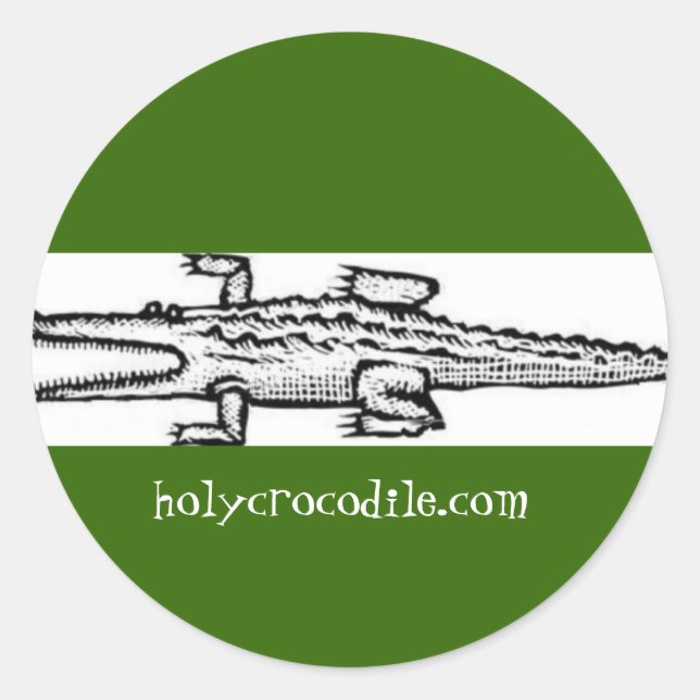 Adesivo Redondo novoholycrocsmall1 (Frente)