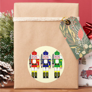 Adesivo Redondo Noz-cracker Soldiers Natal