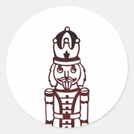 Adesivo Redondo Nozes de Natal